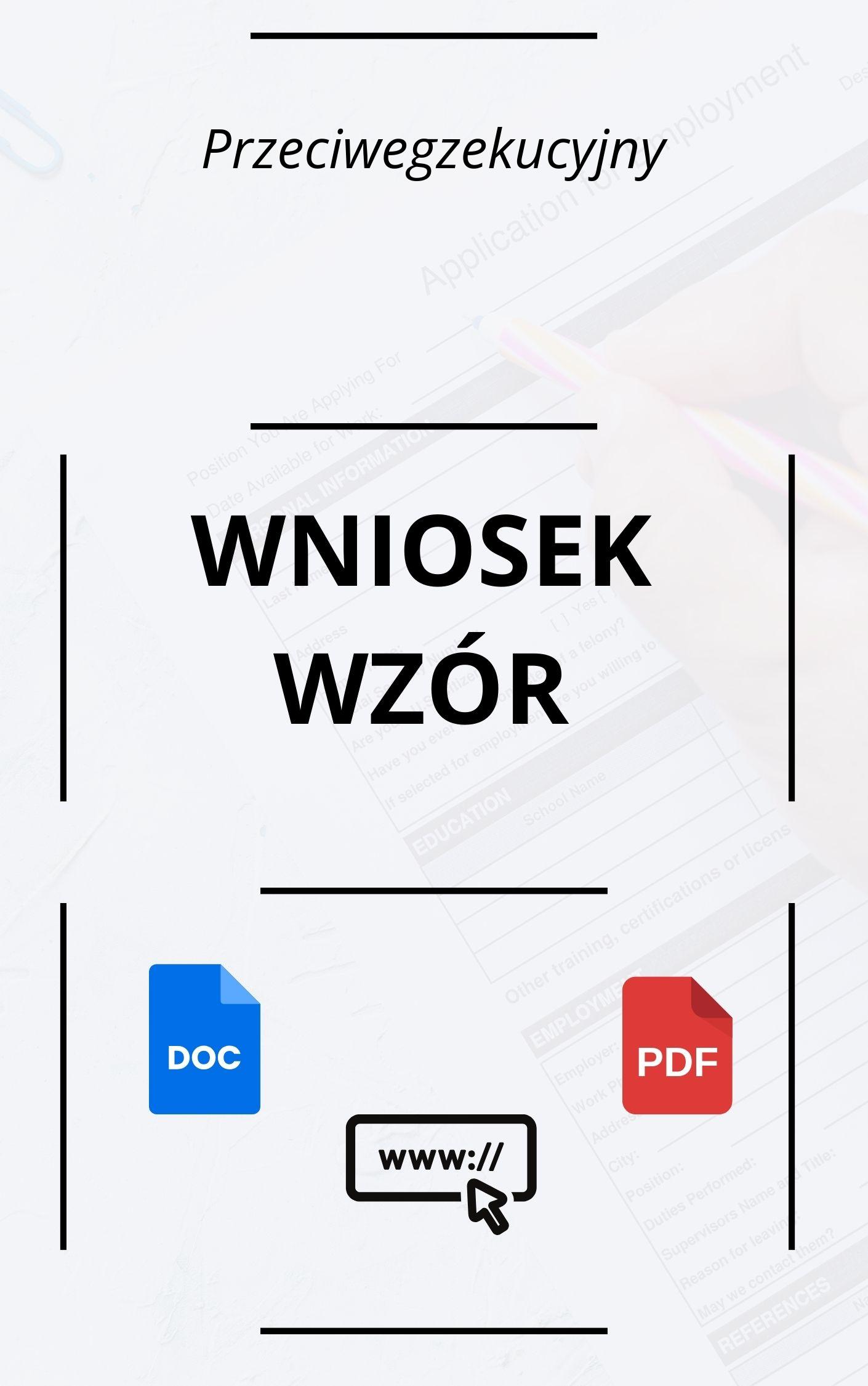 Wniosek Przeciwegzekucyjny